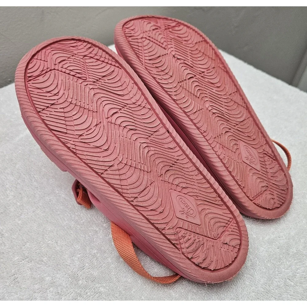 Chaco Chillos Sport Pink‎ Big Kids Girl's Sandals Size 6 Ankle Strap